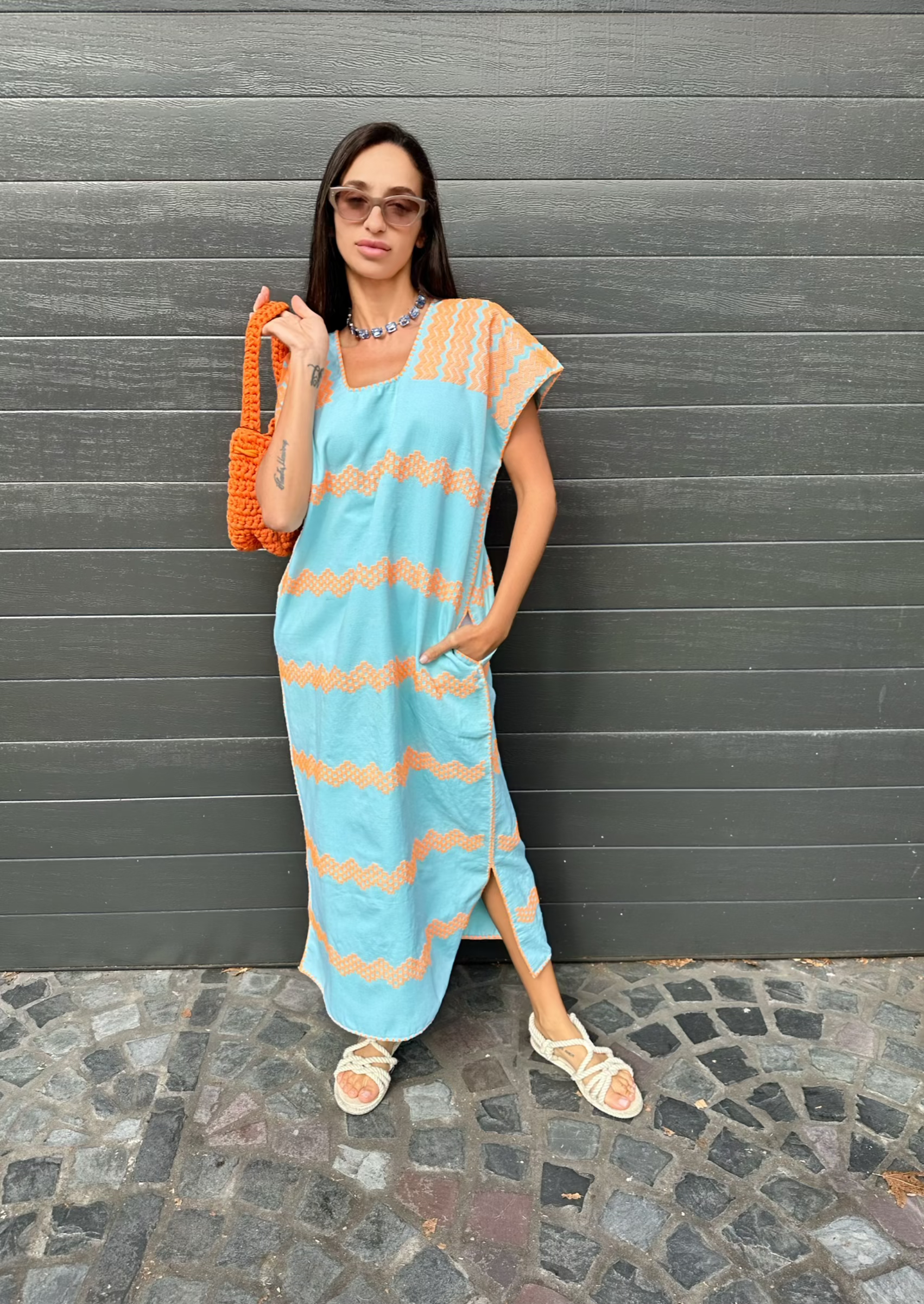 Mexican sales kaftan dress