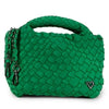 TINY MINI WOVEN TOTE - MATT GREEN