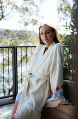 NEW COLLECTION - Natural Maxi Robe - Tiny Dancer Watermelon  - Pre Order October