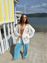 BRAND NEW DESIGN - Shimmer Pant - Light Aquamarine -PRE ORDER APRIL DELIVERY - Cie Cie + Co