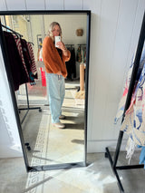 NAIS - MOHAIR SHORT CARDIGAN - SAFFRON - Cie Cie + Co