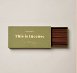 This Is Incense - YAMBA "sultry and earthy with a hint of cedarwood" - Cie Cie + Co