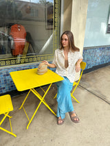 BRAND NEW DESIGN - Shimmer Pant - Light Aquamarine -PRE ORDER APRIL DELIVERY - Cie Cie + Co