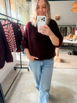 NAIS - MOHAIR JUMPER- BORDEAUX - Cie Cie + Co