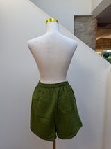 NEW COLLECTION- Kiwi Short Set with short sleeve- Palm tree and crab print - Cie Cie + Co