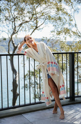 NEW COLLECTION - Natural Maxi Robe - Tiny Dancer Watermelon  - Pre Order October