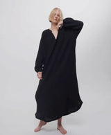 HONOUR APPAREL- SLEEPER MAXI DRESS - BLACK - Cie Cie + Co