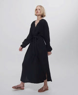 HONOUR APPAREL- SLEEPER MAXI DRESS - BLACK - Cie Cie + Co