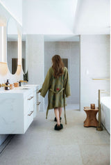 NEW COLLECTION - Kiwi Midi Robe - Palm /Crab - Pre Order October