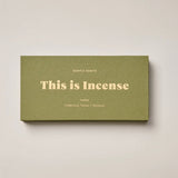 This Is Incense - YAMBA "sultry and earthy with a hint of cedarwood" - Cie Cie + Co