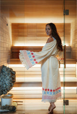 NEW COLLECTION - Natural Maxi Robe - Tiny Dancer Watermelon  - Pre Order October