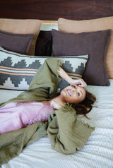 NEW COLLECTION - Kiwi Midi Robe - Palm /Crab - Pre Order October