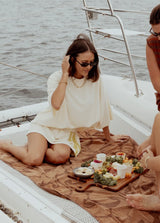 The Maya Mini Skirt Terry - Cie Cie + Co