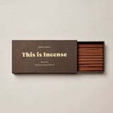 This Is Incense - GROUNDED "Sandalwood, Nutmeg, Cinnamon and Clove" - Cie Cie + Co