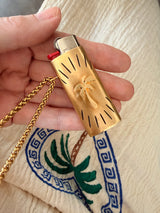 NEW COLLECTION - Palm Tree Mini Bic Lighter Holder on Chain