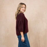 NAIS - MOHAIR JUMPER- BORDEAUX - Cie Cie + Co