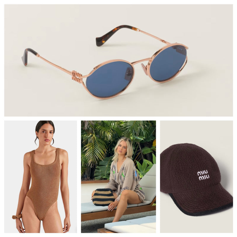 Tan Robe Short Set Sardine/Coral print - Just arrived!