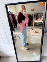 NAIS - MOHAIR JUMPER- BORDEAUX - Cie Cie + Co