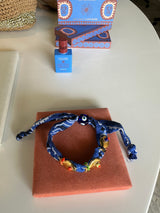 Ocean Vibes Bandana scarf Bracelets with eyes: Blue - Cie Cie + Co