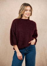 NAIS - MOHAIR JUMPER- BORDEAUX - Cie Cie + Co