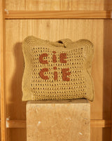 CIE CIE HANDWOVEN TOTE- TAN/BROWN - Cie Cie + Co