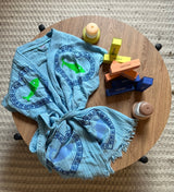 Azure Robe Short Sleeve Set Sardine/Coral print - PRE ORDER start October delivery!