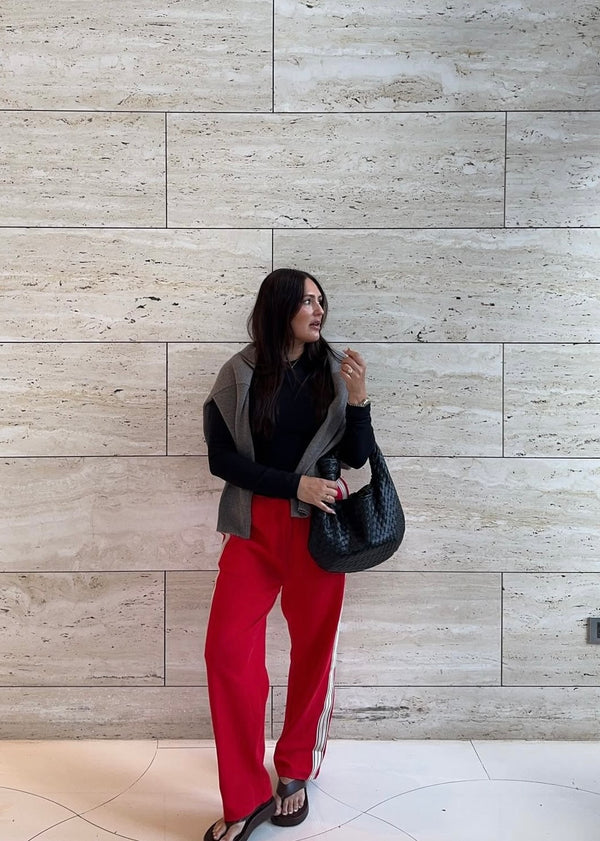 Panera Track Pant- Red