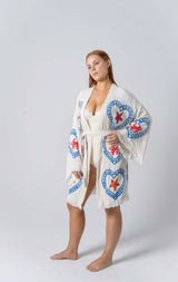 NEW Natural Midi Robe Crab/ Sea Star -Just Arrived!