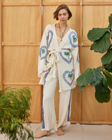 Natural Midi Robe Palm 🌴 Just re stocked, don’t miss out! - Cie Cie + Co