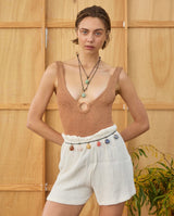 NEW leather and stone belt -Pre Order delivery end Oct - Cie Cie + Co