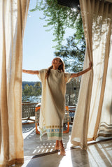 NEW COLLECTION - Natural Maxi Dress - Tiny Dancer - Pre Order September Delivery