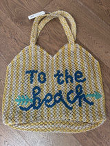 Drew Bag - To the Beach - Yellow, Natural