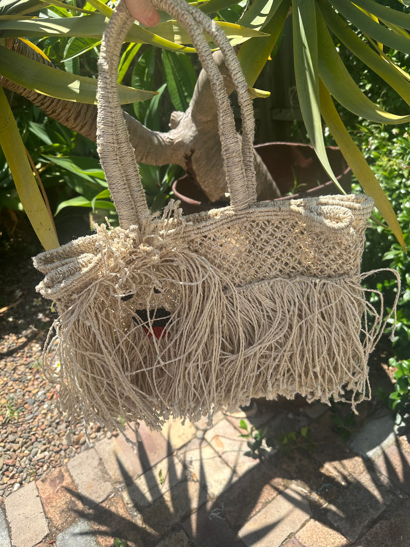 Small Jute Bag - Douglas The Dog