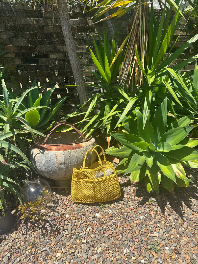 Harvey Peep-Eyes Bag - Yellow