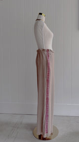 NEW Surf Pant - Tan with Pink Hand Pressed Design - Just back in stock! - Cie Cie + Co