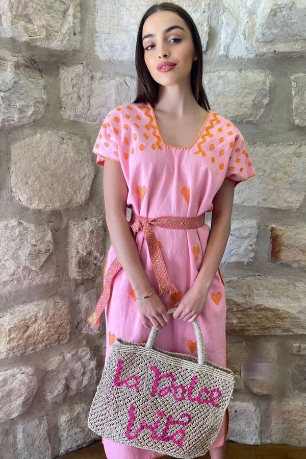 XXX Belt  - Pink and Gold