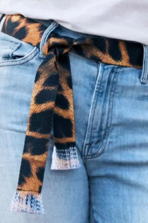 Woven Belt - Leopard