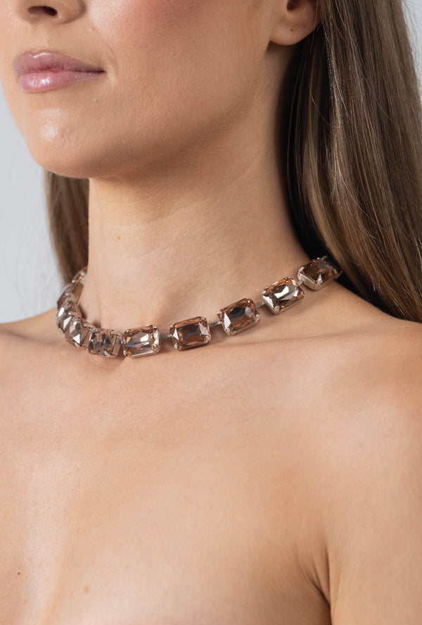 SHINE BRIGHT STACKABLE NECKLACE - MINK
