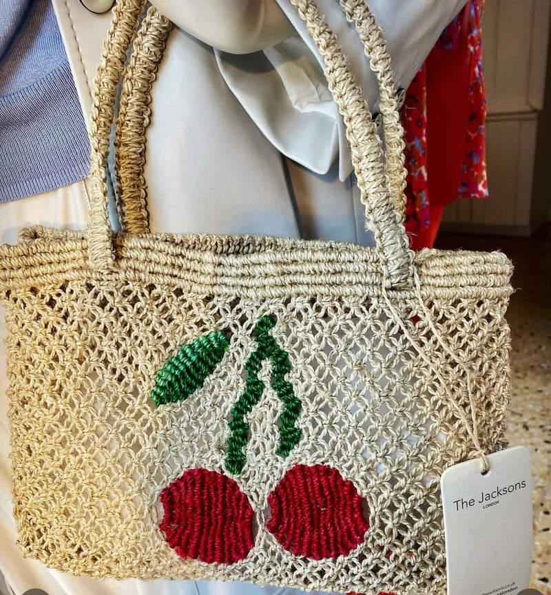 Jute Bag - Cherry 🍒 - Small