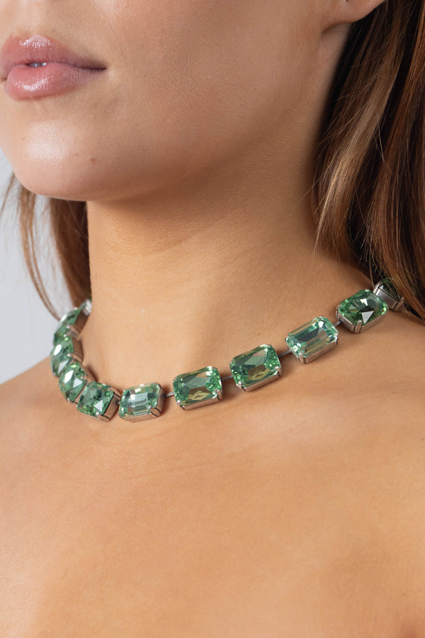 SHINE BRIGHT STACKABLE NECKLACE - PERIDOT