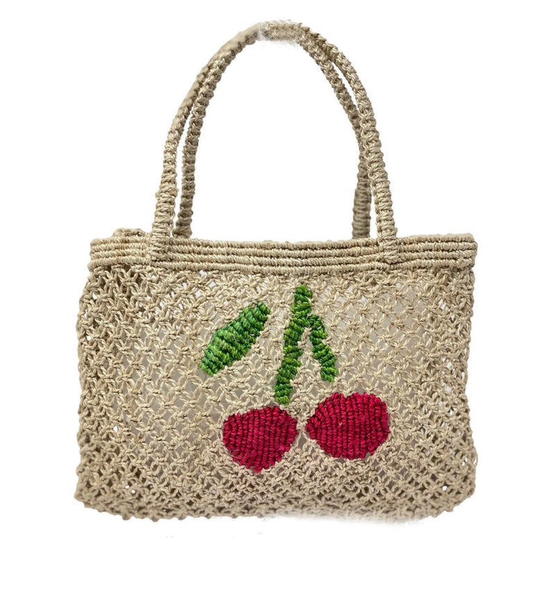 Jute Bag - Cherry 🍒 - Small