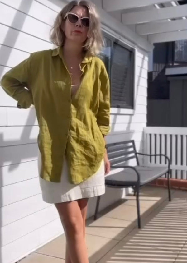 The Everyday Shirt - Chartreuse