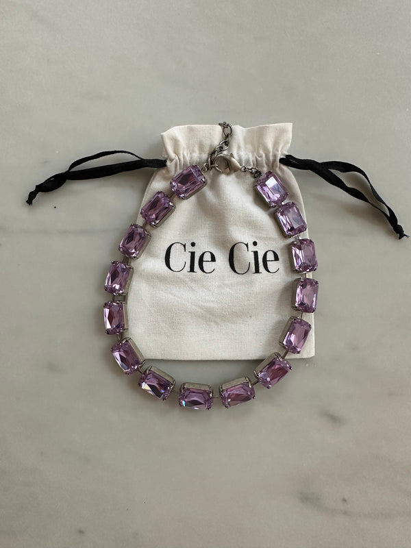 SHINE BRIGHT STACKABLE NECKLACE - VIOLET