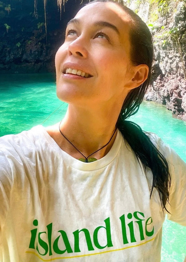 ISLAND LIFE (GREEN) T SHIRT