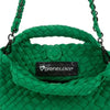 TINY MINI WOVEN TOTE - MATT GREEN