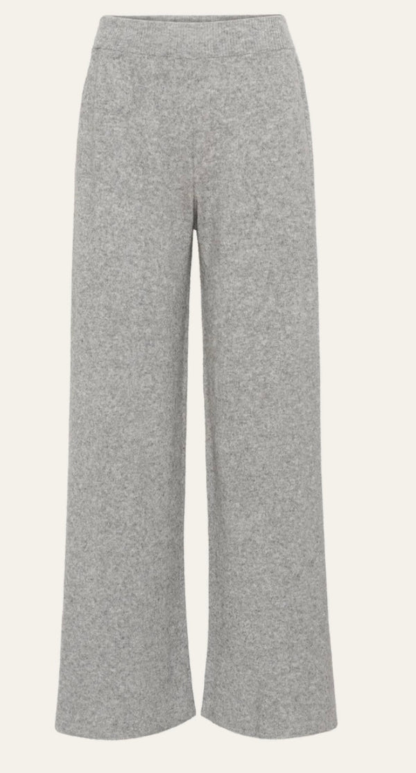 Cashmere Pants Grey Melange front product