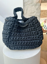 CROCHET BAG BLACK product front