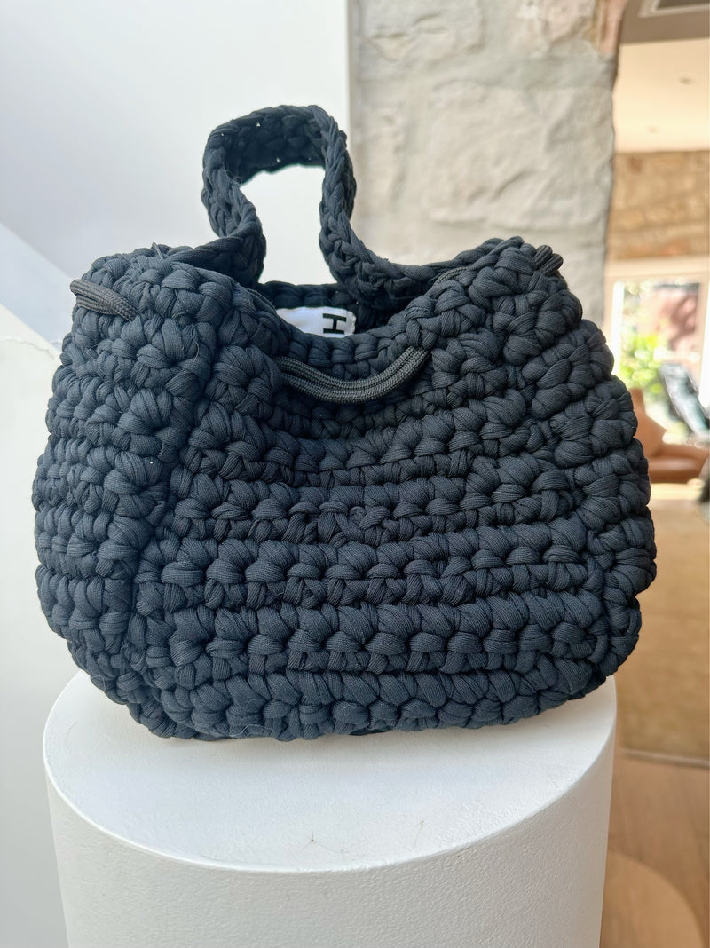 CROCHET BAG BLACK product front